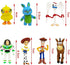 Toy Action Figures Story Toys Set, 1.5-2.3 inches Tall Action Figures with Woody, Buzz and Jessie,Toy Anime Figurines Story Characters (7 Pack)