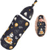 Newborn Swaddle Blanket Soft Unisex Infant Swaddle Wrap Blanket Baby Receiving Blanket with Beanie Hat