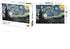 1000 Pieces Jigsaw Puzzle for Adults - The Smallest Size Starry Night - Difficult Famous Painting Puzzle