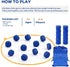 2 Bameca Magnetic Chess Game with Full-Size Stones, Magnet Game with String, for Family & Party & Travel & Camping