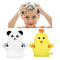 FNANJWQ 2 PCS Baby Bath Mitt Washcloths Gloves Panda Chicken Toddler Soft Washcloths