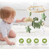 GOODMOM Dinosaur Baby Crib Mobile | Boys Nursery Decoration | Wooden Mobile for Crib | Dinosaur Nursery Mobile Theme |