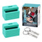 Morlike Silicone Seatbelt Secure Buckle Safety Cover Lock, Keep Children Safe in Car Seat, 2 Pack Light Blue
