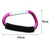 BanYakong Baby,2 Stroller Hooks by pcs Carabiner Stroller Hook Organizer for Hanging Purses, Diaper Bag, Shopping Bags.