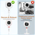 Pyfhy 10FT Baby Monitor Charger Mount Compatible with Nanit Pro Baby Monitor, Clip Clamp Mount with Fully Enclosed