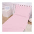 TL Care 100% Natural Cotton Jersey Knit Toddler Sheet Set, 3-Piece, Pink, Soft Breathable for Girls
