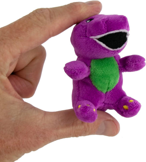 World's Smallest Barney mini-sized purple dinosaur plush