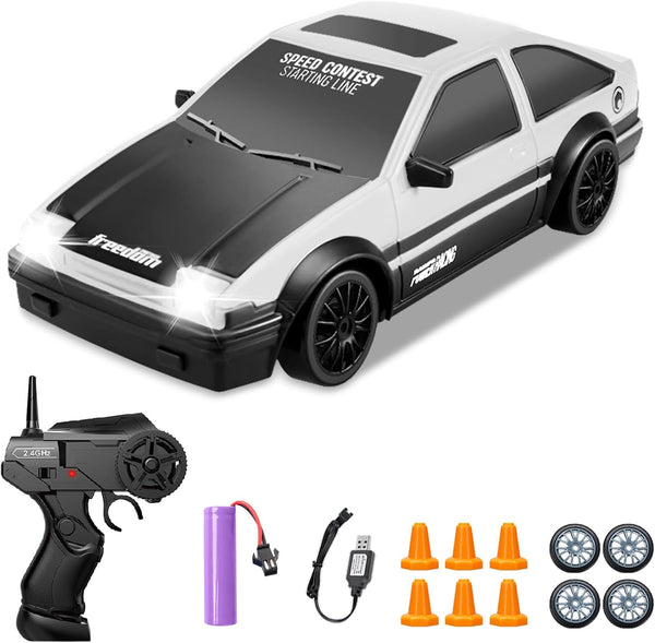 RC Drift Car 1/24 2.4GHz Remote Control Cars, 4WD High Speed Drift