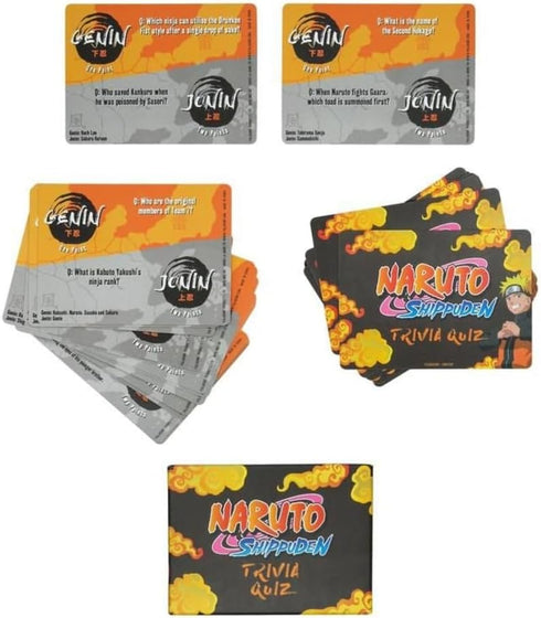 Paladone Naruto Trivia Quiz | Collectible Card Game for Anime Fans with 100 Questions