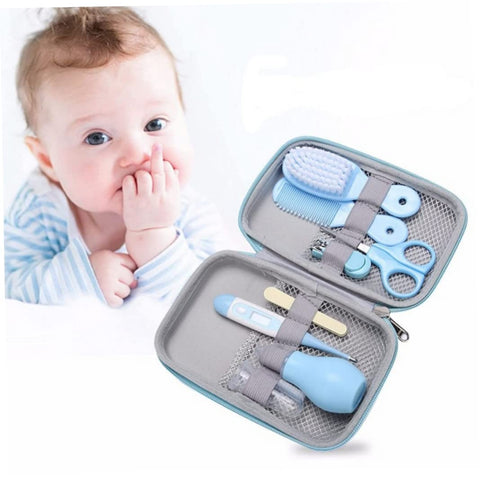 Lardenure Set, Set, 8PCS Baby Grooming Kit, Baby Care Items, Care Essentials Supplies Health Portable Kit, Safety