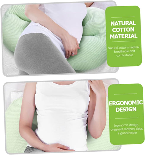 U-Shaped Maternity Pillow for Pregnant Women - Lumbar Support