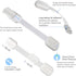 DOMILE (12 pack) Baby Proofing Straps Locks, Child Safety Locks for Cabinet, Drawers, Fridge, Dishwasher, Cupboard