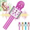 Karaoke Machine Microphone for Kids, Toddler Microphone for 3-12 Year Old Girls, Birthday Gifts and Toys
