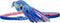 Wild Republic Wr Print Squid Plush, Stuffed Animal, Plush Toy, Gifts for