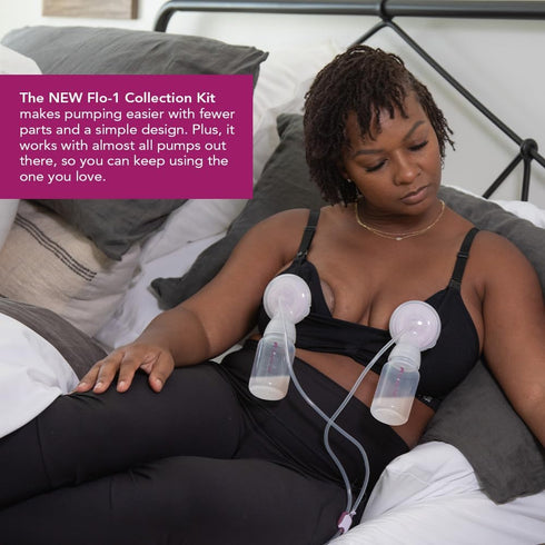 Flo-1 Set, 25mm 2-1 Rumble Tuff Double Pumping Kit Replacement Size, Includes: Breast Shield Body, Unique Diaphragm