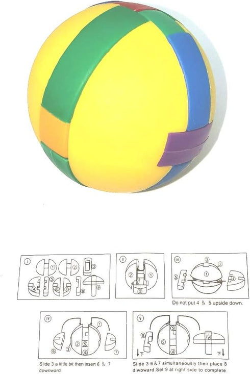 Fun Express Plastic Balls Puzzle - 1 Dozen