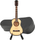 KooingTech 3.9in Miniature Guitar, Wooden Tiny Guitar Decorative Model for Mini Music Ornament Display Dollhouse