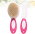 HONITANO 2pcs Set Care Newborn Essential Hair Brush Comb Scalp Massager Gentle Tips for Nursery Hair Care