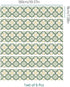 6 Stripes Self-Adhesive Stair Decals, Green Four Leaf Flower, 39.37"x7.09" Peel and Stick Vinyl Stickers for DIY Home