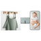 Muslin Nursing Cover and Changing Pad, Compact Size Bundled by Comfy Cubs