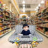 2 1 ICOPUCA Shopping Cart Cover for Baby, in cart Cover for Babies N high Chair Cover, Padded Grocery cart seat Cover