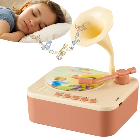 Culimery 99 Kids Phonograph with Cards,Card Phonograph for Kids,Toddler Record Player,Children's Storyteller Sleeping