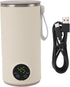 Hamwesh 400ML 3000mAh 55C Portable Bottle Warmer, Dual Batteries Fast Heating to Baby Bottle Warmer, Travel with USB