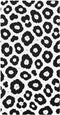 CZXW Black White Leopard Crib Sheets Fitted 52" x 28" Natural Cotton Soft