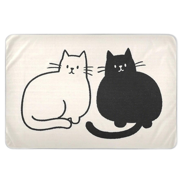 siphylline Cartoon Minimalist Cat Cute Extra Large Resuable Changing Pad Covers Soft Absorbent