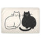 siphylline Cartoon Minimalist Cat Cute Extra Large Resuable Changing Pad Covers Soft Absorbent