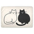 siphylline Cartoon Minimalist Cat Cute Extra Large Resuable Changing Pad Covers Soft Absorbent