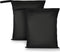 AOOSA 2PCS Wet Bags, Waterproof Travel Laundry Bag, Reusable Cloth Diaper Bags with