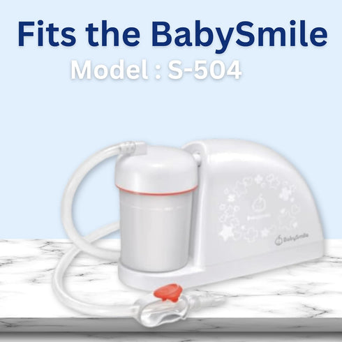 S-504, S-503, S-502 (44 Inches Nasal Aspirator Tube Suction Replacement Great for BabySmile Long) | Hospital Grade BPA