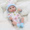 Reborn Baby Boy Doll, 10 Inch Anatomically Correct Realistic Silicone Vinyl Baby Doll Gift Set for Kids 3+
