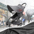 Universal Baby Stroller Sun Shade, Anti-UV Rain Shade Canopy Cover, Blackout Blind for Strollers, Car Seat, Pram