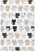Kigai Cute Cats Crib Sheet for Boys and Girls Jersey Knit Fitted