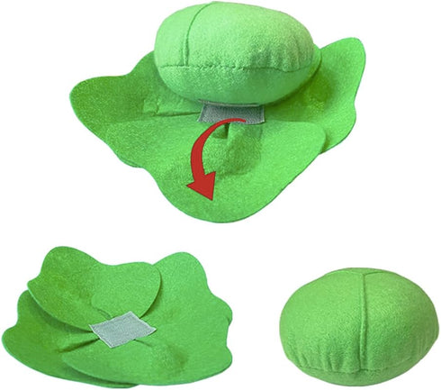Felt Food Vegetable Set, Toddler Vegetable Basket with Soft Plush Pretend Play Food, Carrier, for Ages 3+
