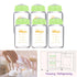 6 Pack, 6 oz, Matyz Glass Breastmilk Storage Bottles, Compatible with Spectra Medela Breast Pump - Store, Freeze, Warm