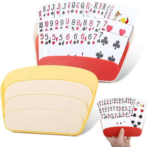 NEW NOAM 2pcs Card Holders for Playing Cards with Tabletop Stand - Little Hands