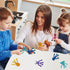 Set 48, ArtCreativity Animal Bendable Figures, of Stress Relief Bendy Toys for Kids in Panda, Tiger, Giraffe, Monkey