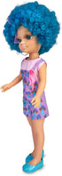 Nancy Curly Power Fashion Doll, 16" Doll with Blue Hair