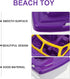 11" Floating Toy Boat for Bathtub & Pool - Plastic Toddler Tub Toy with Non-Scratch Color Learning Sensory Water Play