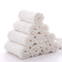 10 Pack 12x12 inches Baby Muslin Washcloths- Natural Cotton Wipes - Soft Newborn Face Towel for Sensitive Skin