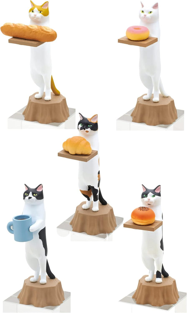 Kitan Club Cat Bakery Plastic Toy- Blind Box Includes 1 of 5