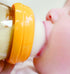 1 2 Pigeon Breast Milk Authentic Feeling Nipple (Silicone Rubber) Month and Up Small Size Round Hole Pieces