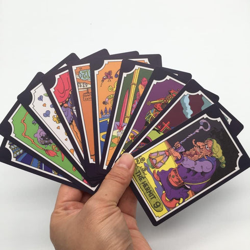 Adventure Anime Tarot Cards - 31 Pcs JoJo Anime Board Game for Divination