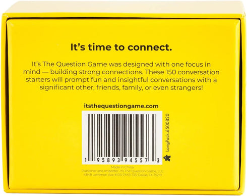 It's The Question Game 150 - Conversation Starters/Questions to Create Stronger Connections for Friends, Family