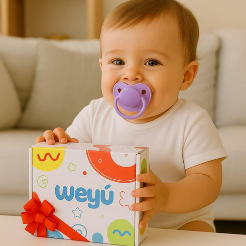 Wey 3-24 High Chair Suction Toys for Babies Months Baby Sensory Toys, Strong Suction Cup Montessori Toys, Teething Toys