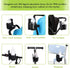 Accmor 2-in-1 Stroller Cup Holder with Hook, Bike Cup Holder, Universal Cup Holder for Uppababy Nuna Doona Strollers