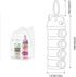 Manwetye 2 PCS Milk Powder Pots,Candy Storage Tank,Formula Dispenser Portable Milk Powder Formula Dispenser Container